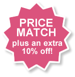 Price match, plus an extra 10% off!